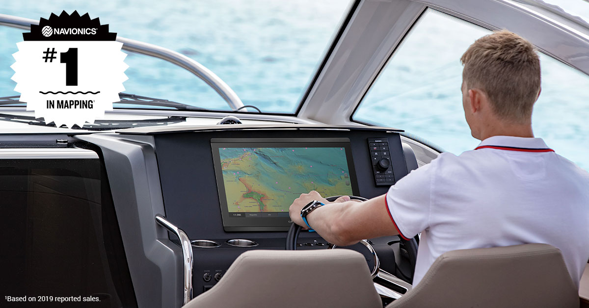 Boaters Enjoy Peace of Mind with Industry-leading Garmin and Navionics Mapping On Board
